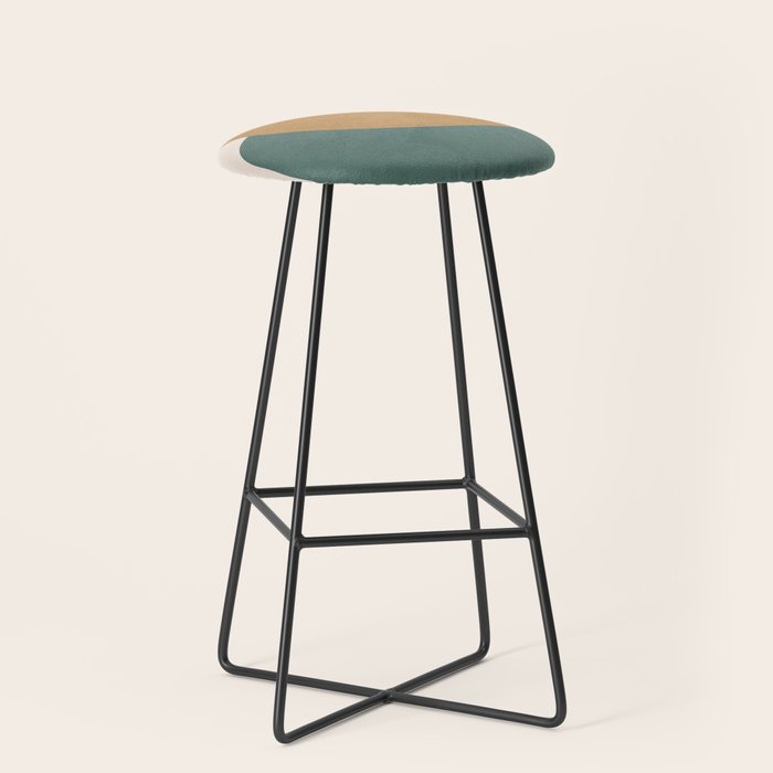 Abstract Minimal Shapes III Stool Gallery Image 1
