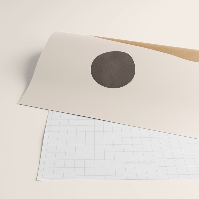 Abstract Minimal Shapes III Wrapping Paper Gallery Image 2