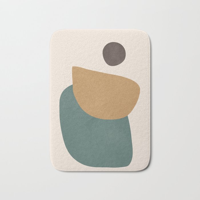 Abstract Minimal Shapes III Bath Mat Gallery Image 1