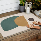 Abstract Minimal Shapes III Outdoor Rug Gallery Image 2