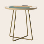Abstract Minimal Shapes III Side Table Gallery Image 1