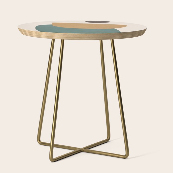Abstract Minimal Shapes III Side Table Gallery Image 1