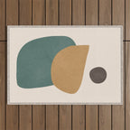 Abstract Minimal Shapes III Outdoor Rug Gallery Image 1