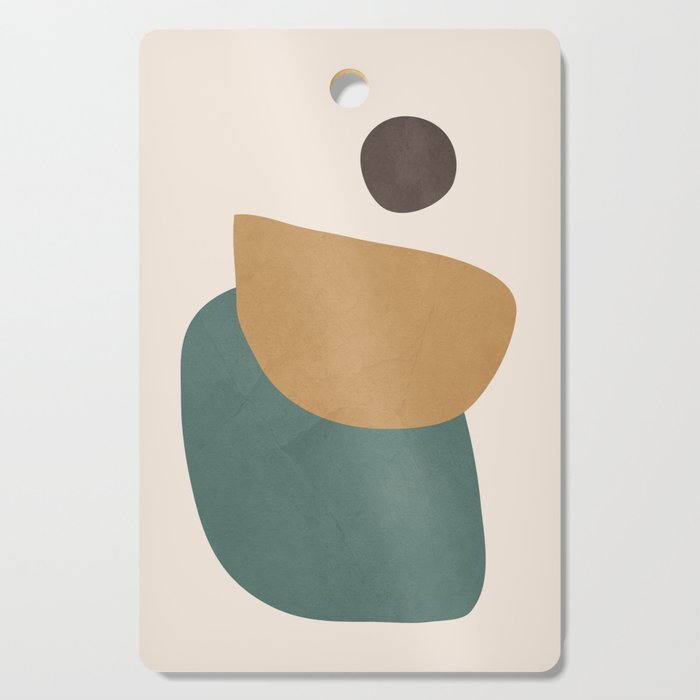 Abstract Minimal Shapes III Cutting Board Gallery Image 1