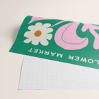 Lavender & Tropical Green: Les Fleurs | Flower Market Color Series 08 Wrapping Paper Gallery Image 2