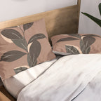 Abstract Art Minimal Plant 49a Pillow Sham Gallery Image 2