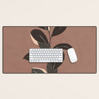 Abstract Art Minimal Plant 49a Desk Mat Gallery Image 1