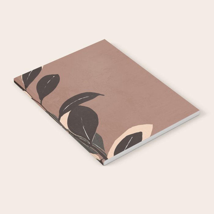 Abstract Art Minimal Plant 49a Notebook Gallery Image 1
