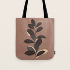 Abstract Art Minimal Plant 49a Tote Bag Gallery Image 1