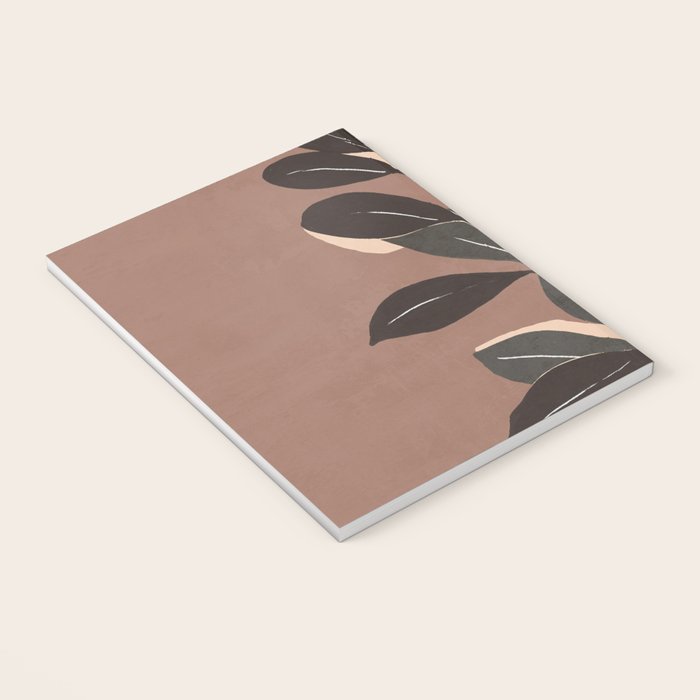 Abstract Art Minimal Plant 49a Notebook Gallery Image 3