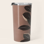 Abstract Art Minimal Plant 49a Travel Mug Gallery Image 3
