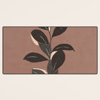 Abstract Art Minimal Plant 49a Desk Mat Gallery Image 3