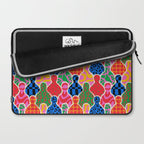 Colorful diverse people crowd collage pattern Laptop Sleeve Gallery Image 2