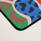 Colorful diverse people crowd collage pattern Desk Mat Gallery Image 4