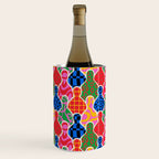 Colorful diverse people crowd collage pattern Wine Chiller Gallery Image 2