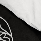 The Girl with the Flowers: Black & White Edition Comforter Gallery Image 4