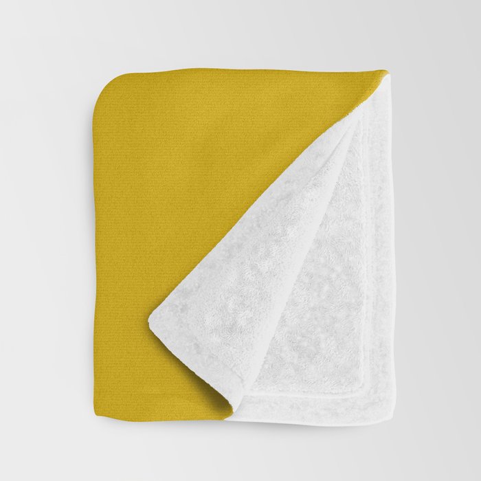 Leo Zodiac Star Constellation Line Art Golden Yellow Throw Blanket Gallery Image 3