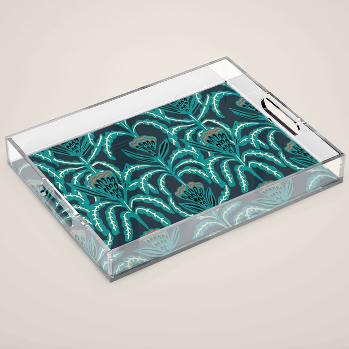 MAISEY TEAL Acrylic Tray Gallery Image 1
