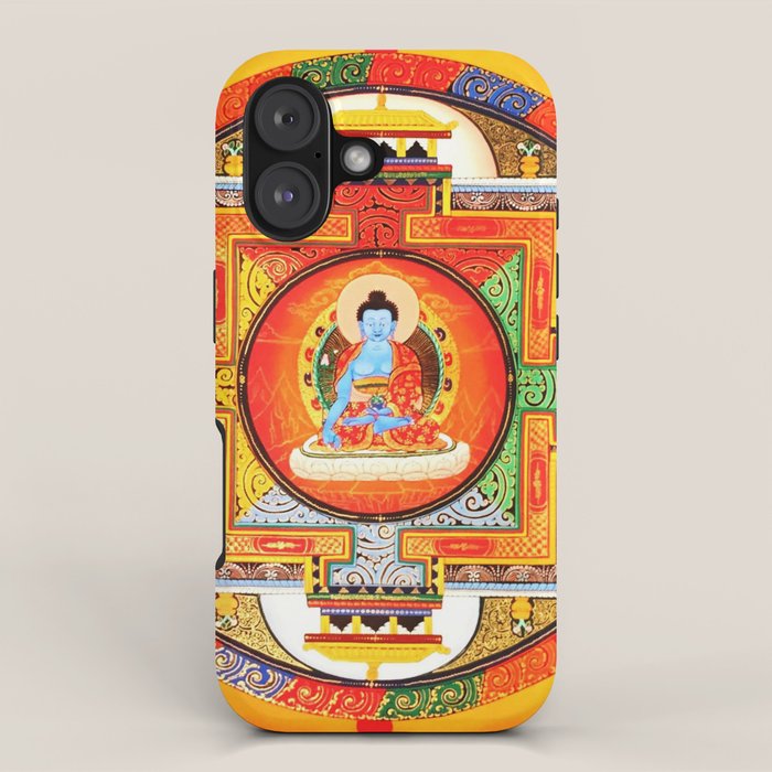 Buddhist Healing Mandala iPhone Case Gallery Image 1