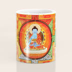 Buddhist Healing Mandala Coffee Mug Gallery Image 4
