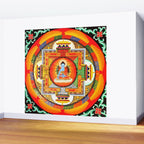 Buddhist Healing Mandala Wall Mural Gallery Image 2