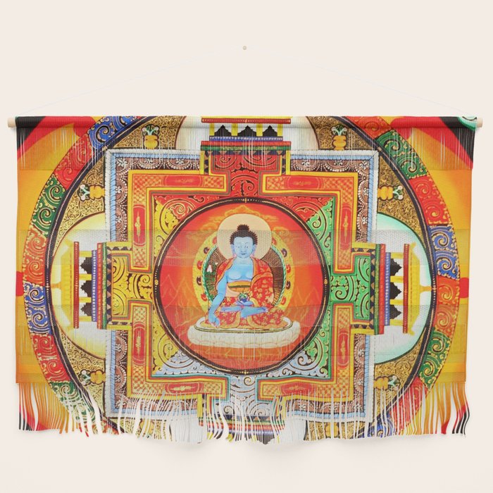 Buddhist Healing Mandala Wall Hanging Gallery Image 1