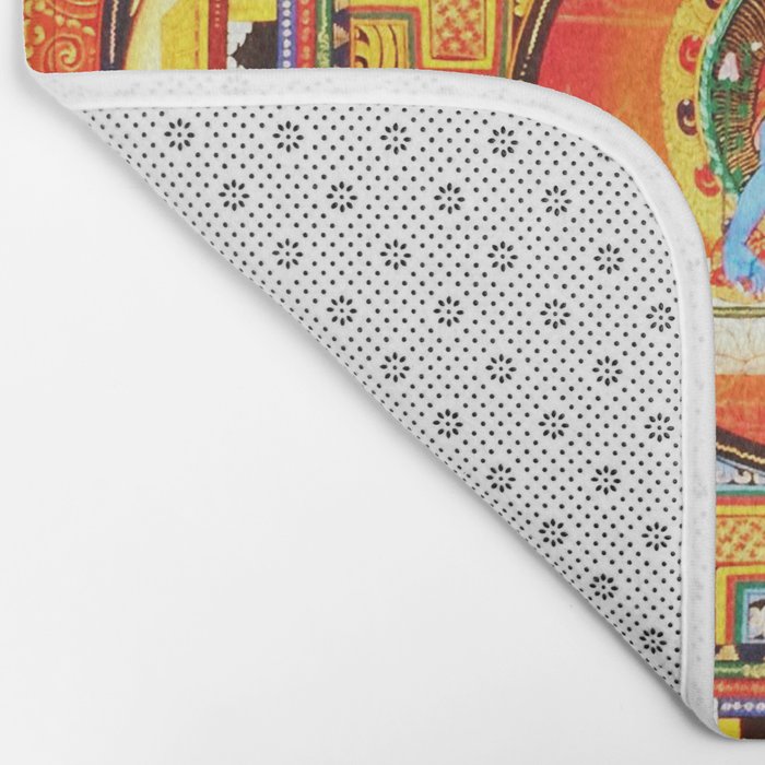 Buddhist Healing Mandala Bath Mat Gallery Image 2