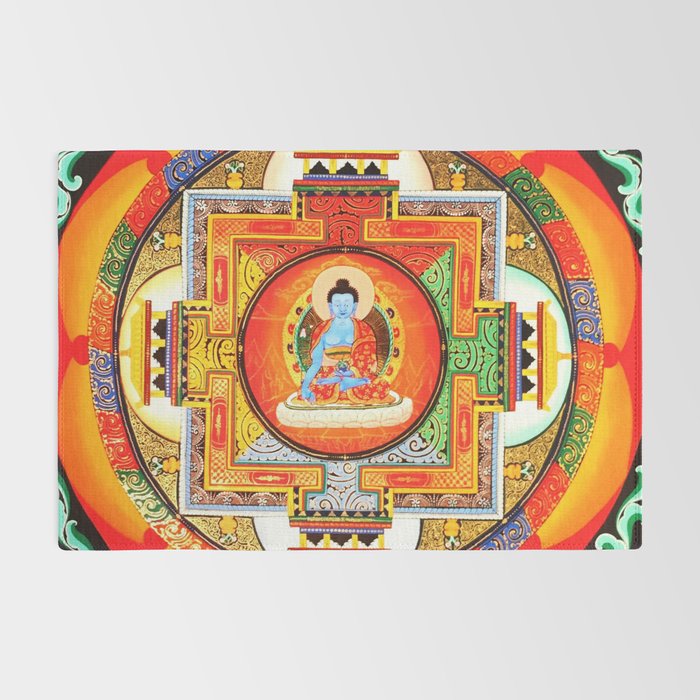 Buddhist Healing Mandala Rug Gallery Image 2