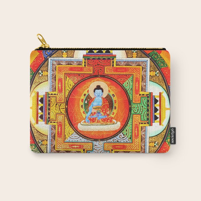 Buddhist Healing Mandala Carry All Pouch Gallery Image 1