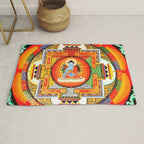 Buddhist Healing Mandala Rug Gallery Image 1