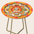 Buddhist Healing Mandala Side Table Gallery Image 2