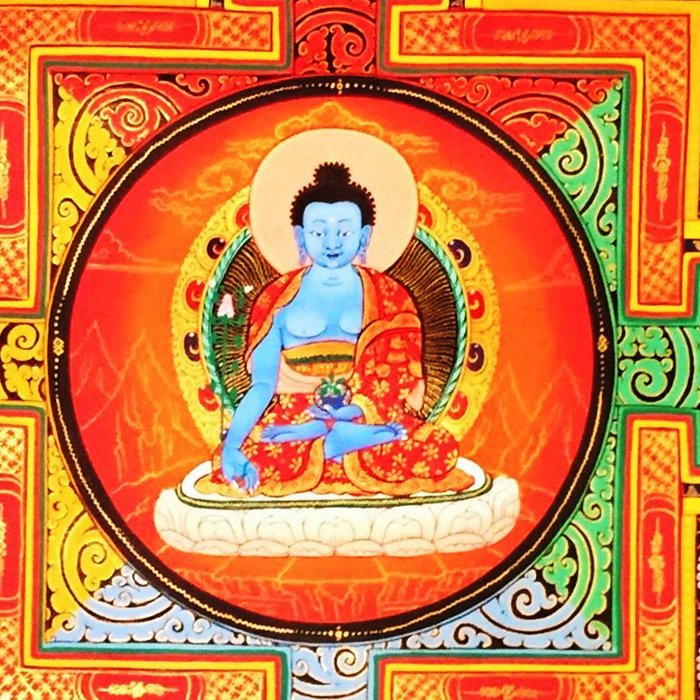 Buddhist Healing Mandala Coffee Mug Gallery Image 2