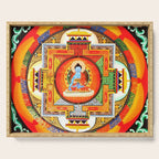 Buddhist Healing Mandala Serving Tray Gallery Image 1