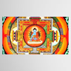 Buddhist Healing Mandala Tablecloth Gallery Image 2