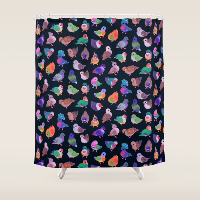 Wild pigeon - name Shower Curtain Gallery Image 1