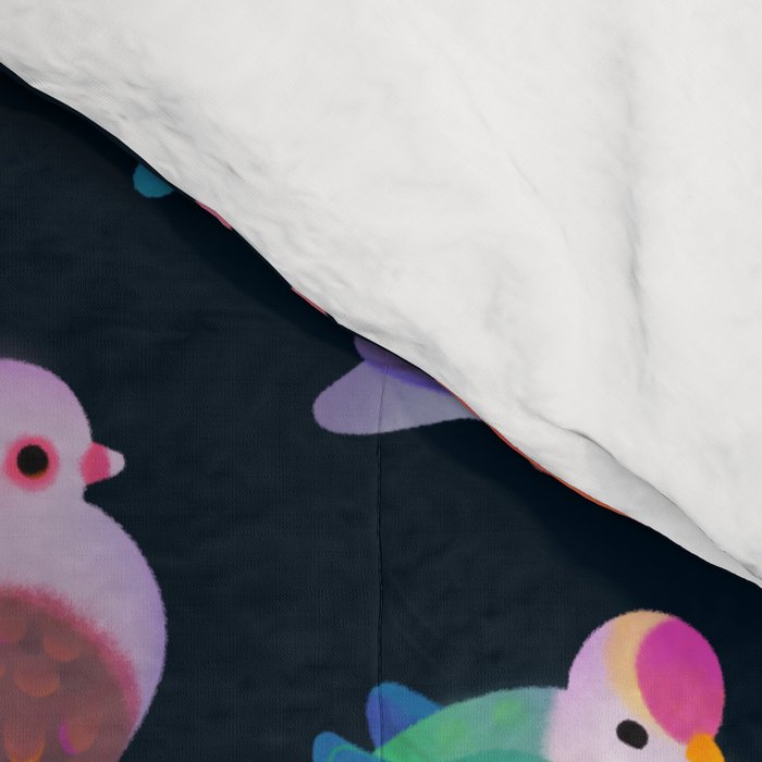 Wild pigeon - name Comforter Gallery Image 4