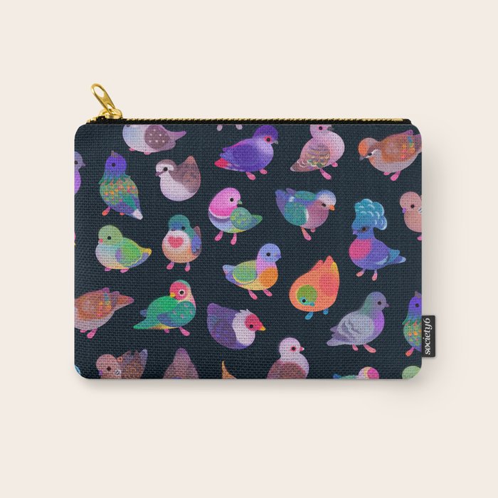 Wild pigeon - name Carry All Pouch Gallery Image 1