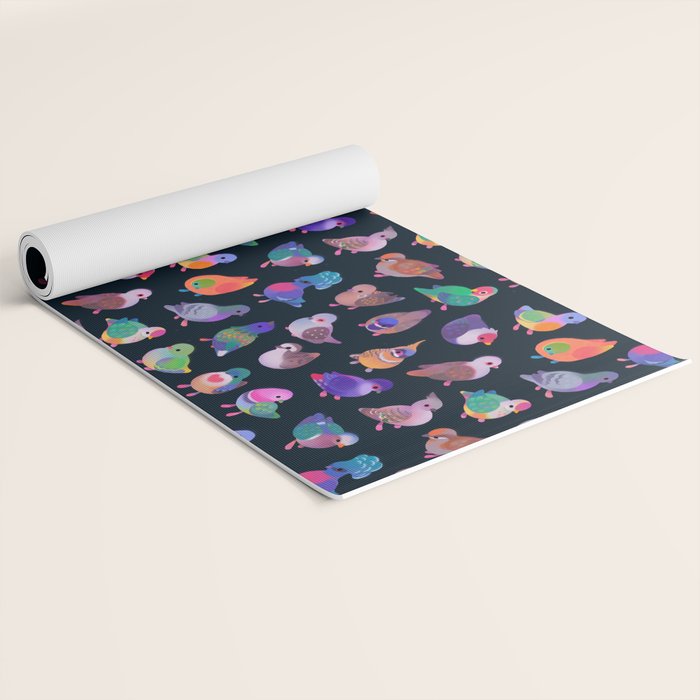 Wild pigeon - name Yoga Mat Gallery Image 2