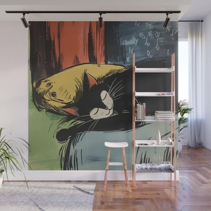 Ludwig The Black Cat  Wall Mural Gallery Image 1