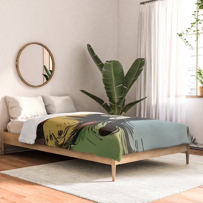 Ludwig The Black Cat  Comforter Gallery Image 2
