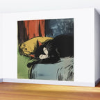 Ludwig The Black Cat  Wall Mural Gallery Image 2