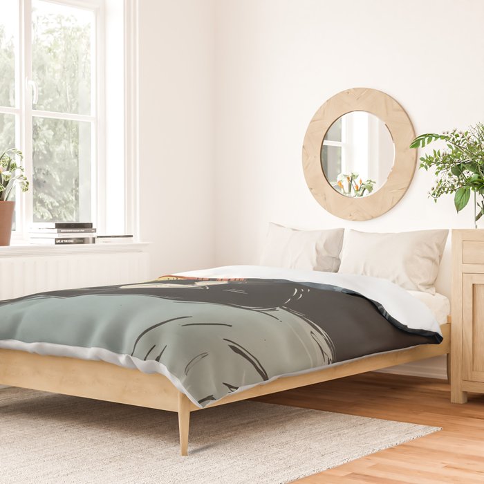 Ludwig The Black Cat  Duvet Cover Gallery Image 2