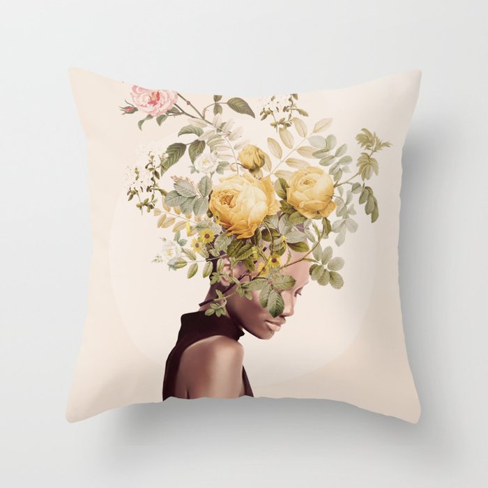 Floral beauty 16 Throw Pillow Gallery Image 1