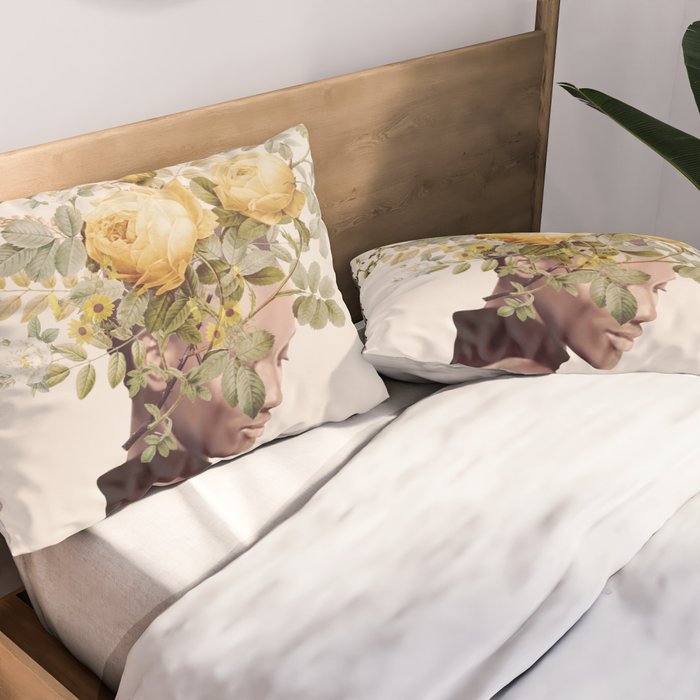 Floral beauty 16 Pillow Sham Gallery Image 2