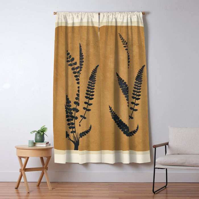 Leaf Design 11 Window Curtain Gallery Image 5