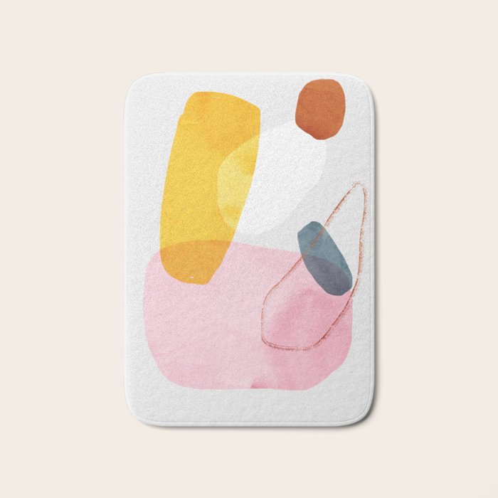 abstract dog Bath Mat Gallery Image 1