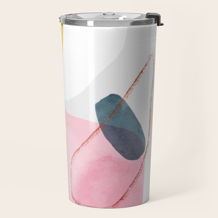 abstract dog Travel Mug Gallery Image 2