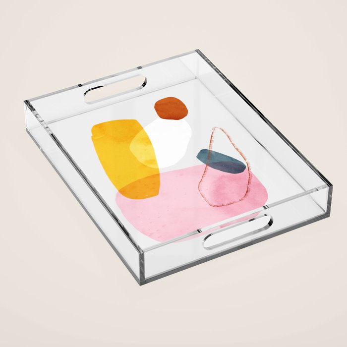 abstract dog Acrylic Tray Gallery Image 1