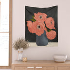 Bouquet Gift Red Wall Tapestry Gallery Image 2