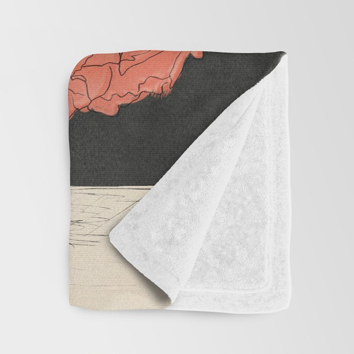 Bouquet Gift Red Throw Blanket Gallery Image 3